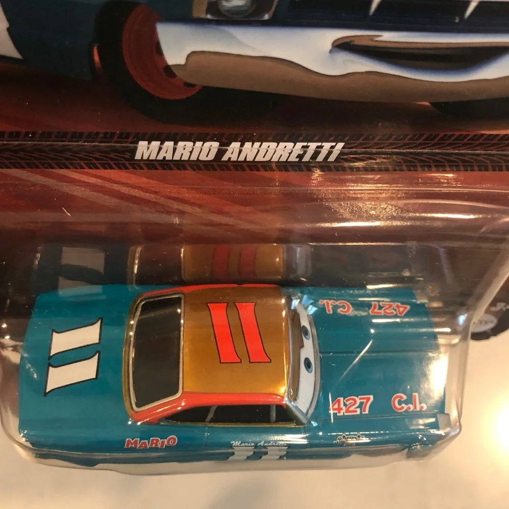 Pixar Cars Mario Andretti Toy Car - Blue
